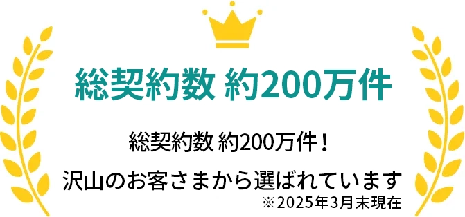 総契約数　約198万件